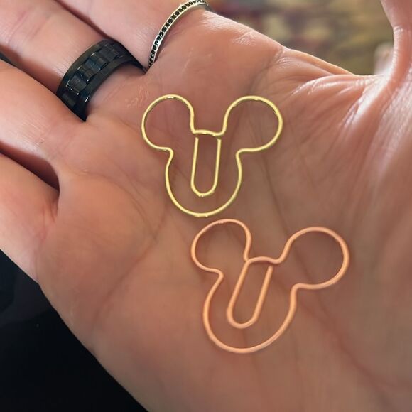 Stainless Steel Mouse Paper Clips (25 Pieces)- Assorted Colors NWOT - Picture 1 of 4